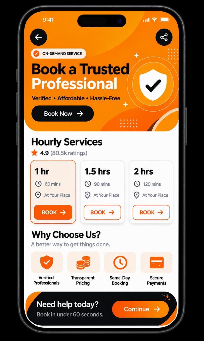 HouseHelper app preview